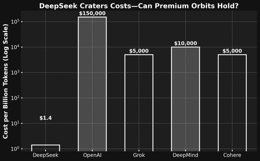 Cost per Billion Tokens (Log Scale)